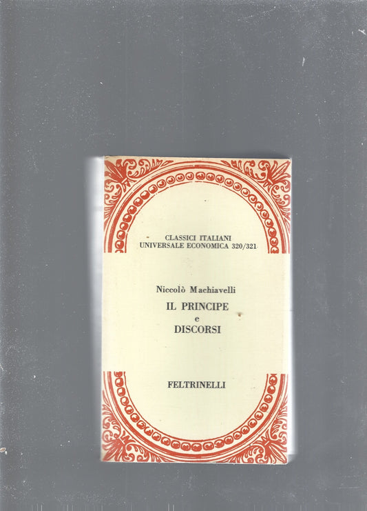 Il Principe e discorsi - copertina