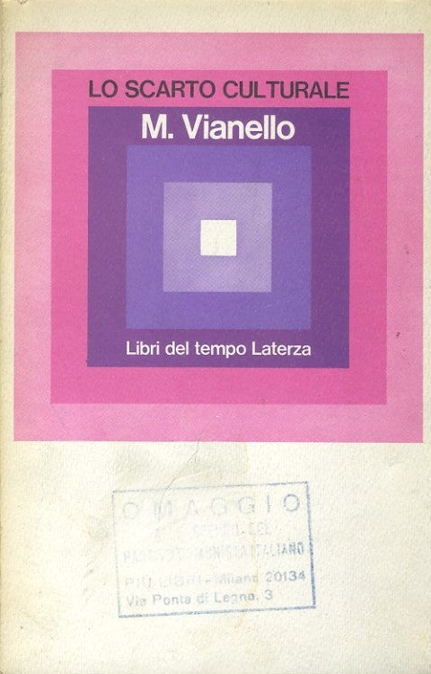 Lo scarto culturale - copertina