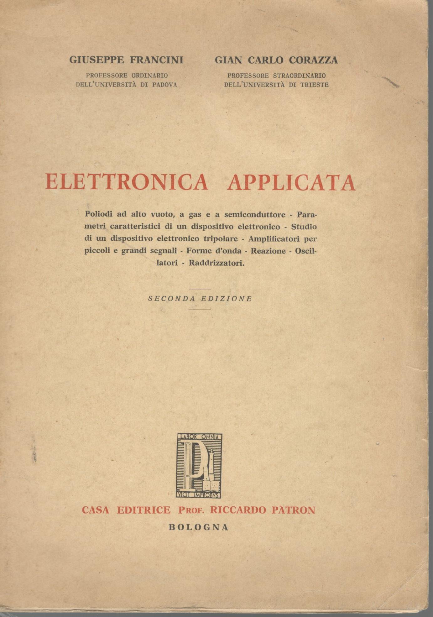 Elettronica applicata - copertina