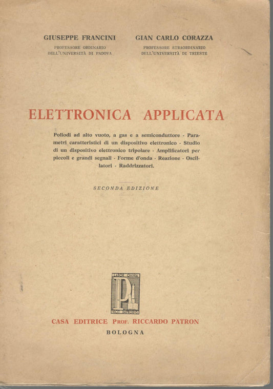 Elettronica applicata - copertina