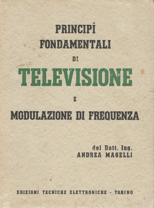 Principi fondamentali di televisione e modulazione di frequenza - copertina