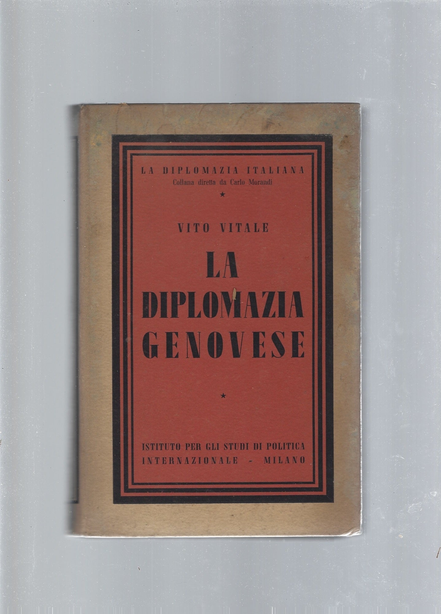 La diplomazia genovese - copertina