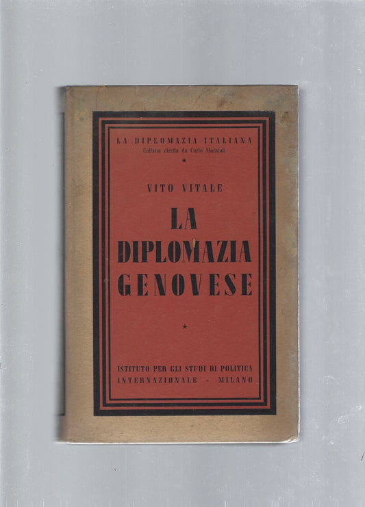 La diplomazia genovese - copertina