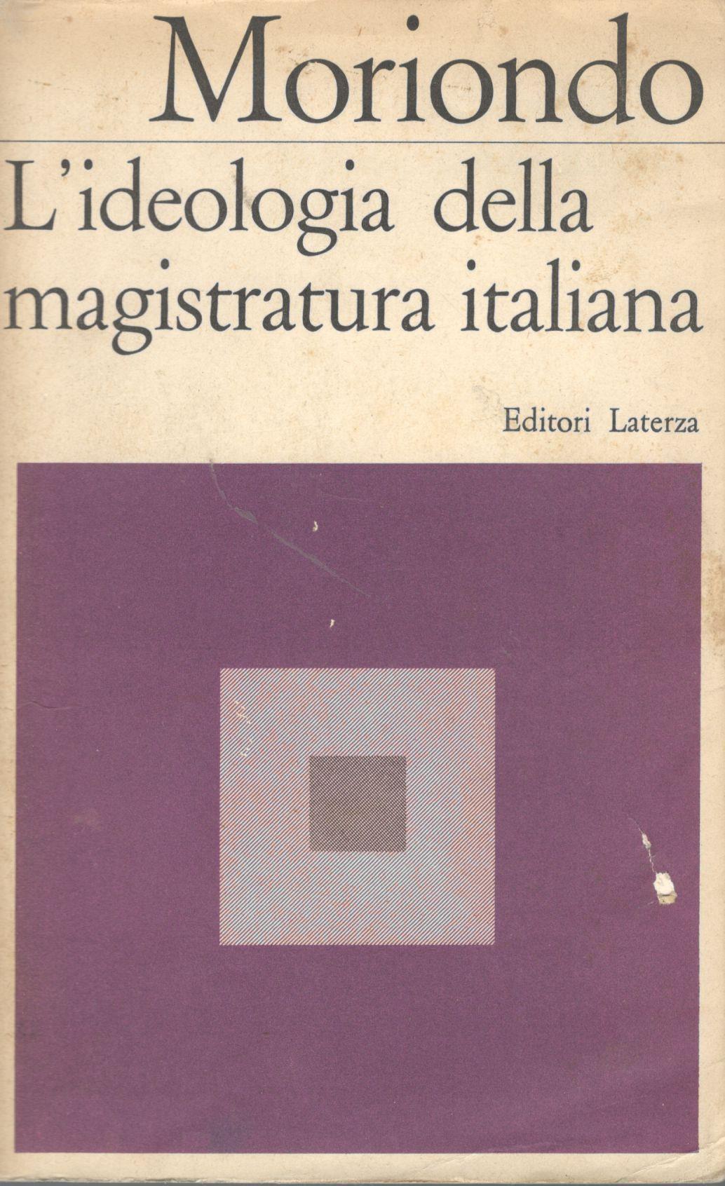 L'ideologia della magistratura italiana - copertina