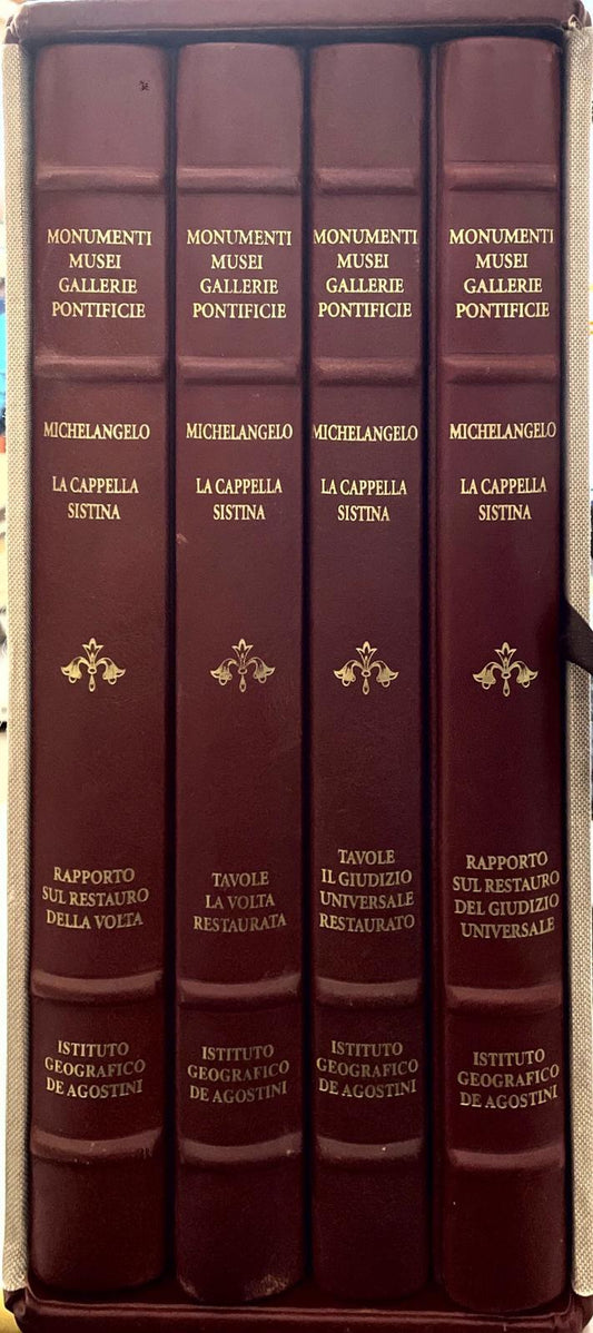 Michelangelo. La Cappella Sistina. Documentazione e interpretazioni (4 volumi) - copertina