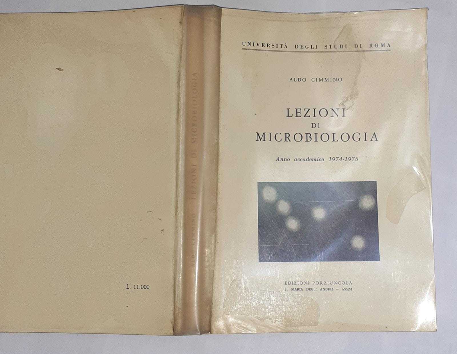 Lezioni di microbiologia. Anno accademico 1974-1975 - copertina