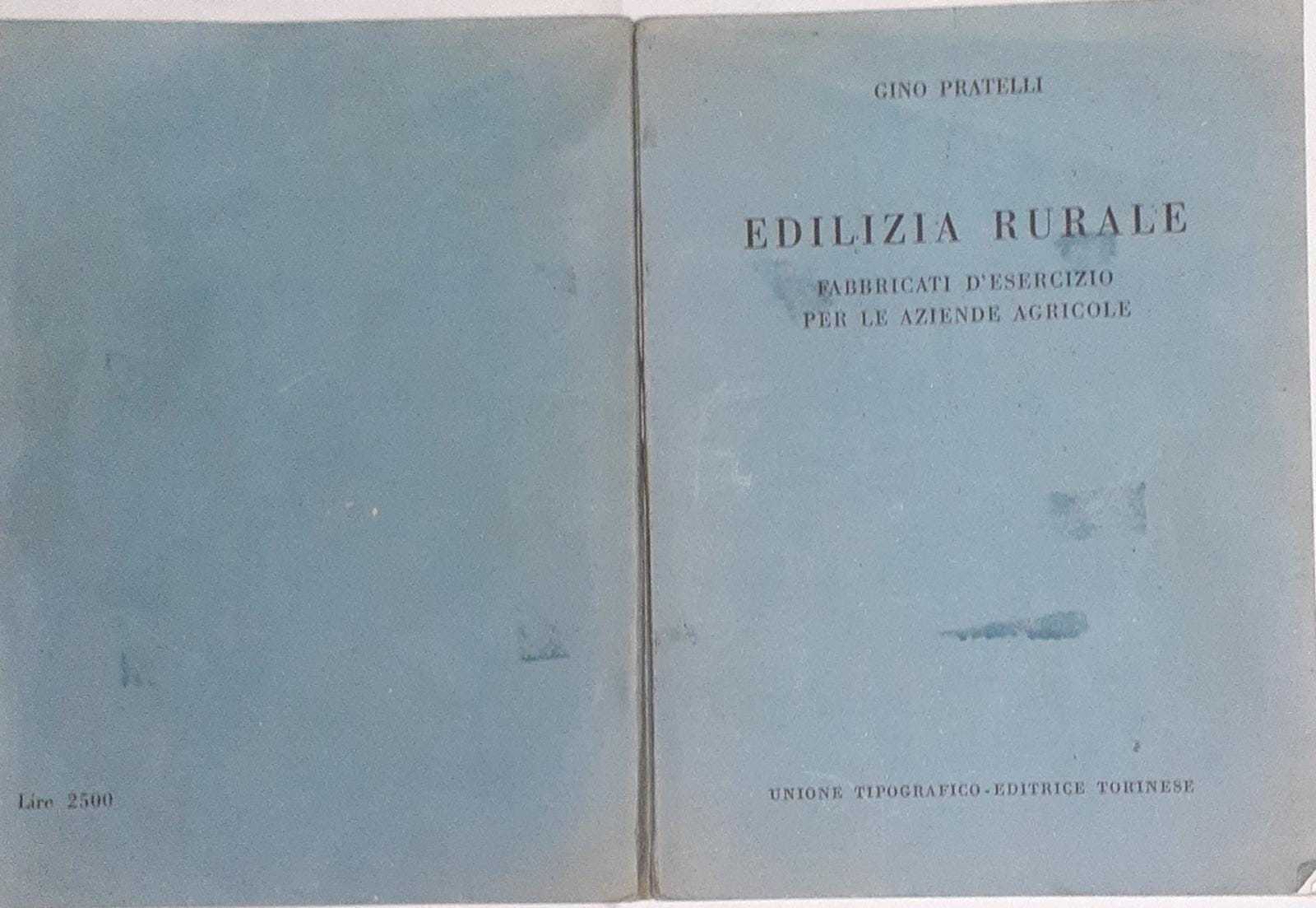 Edilizia rurale. Fabbricati d'esercizio per le aziende agricole - copertina
