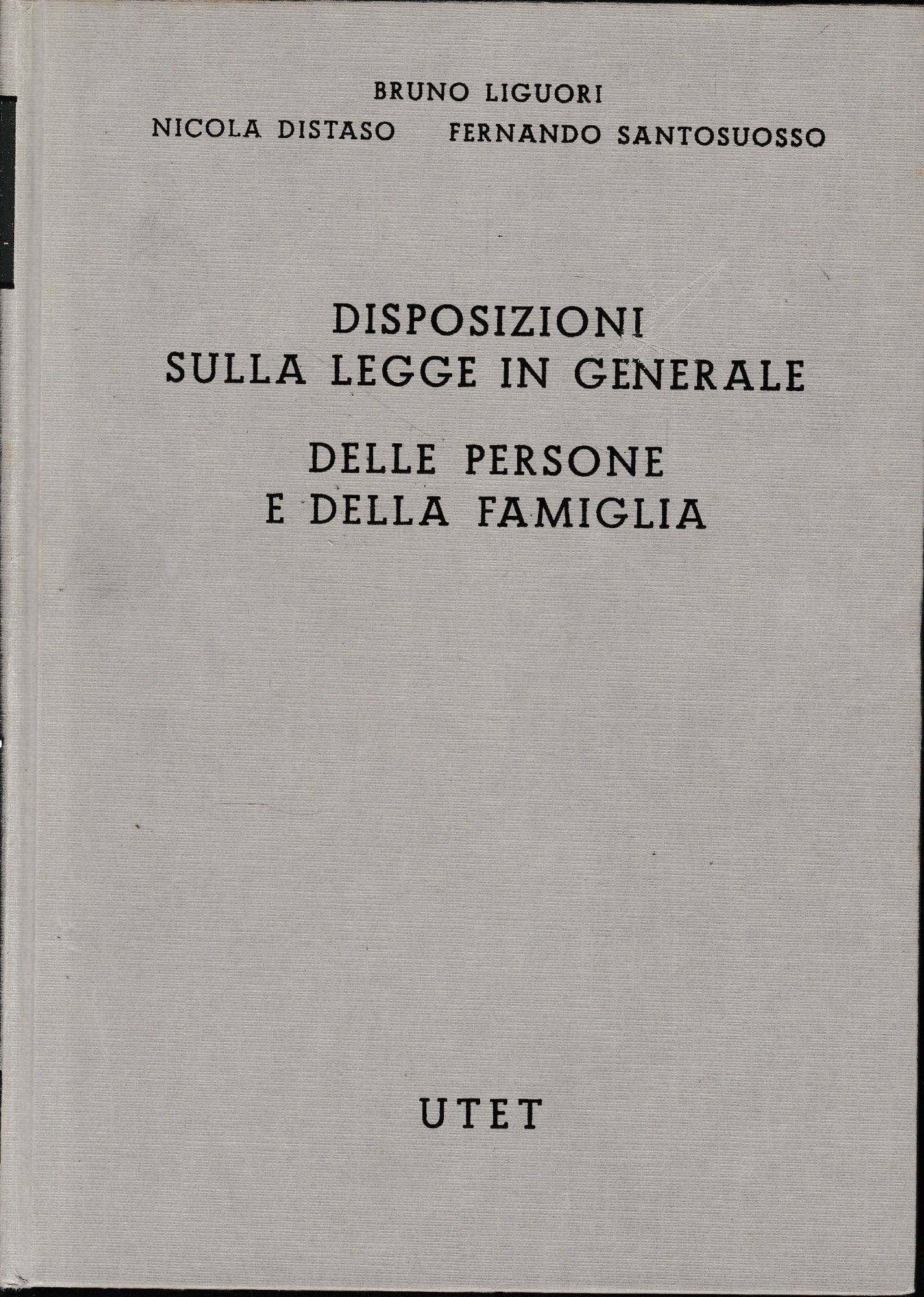 Commentario del Codice Civile (libro 1/1) - copertina