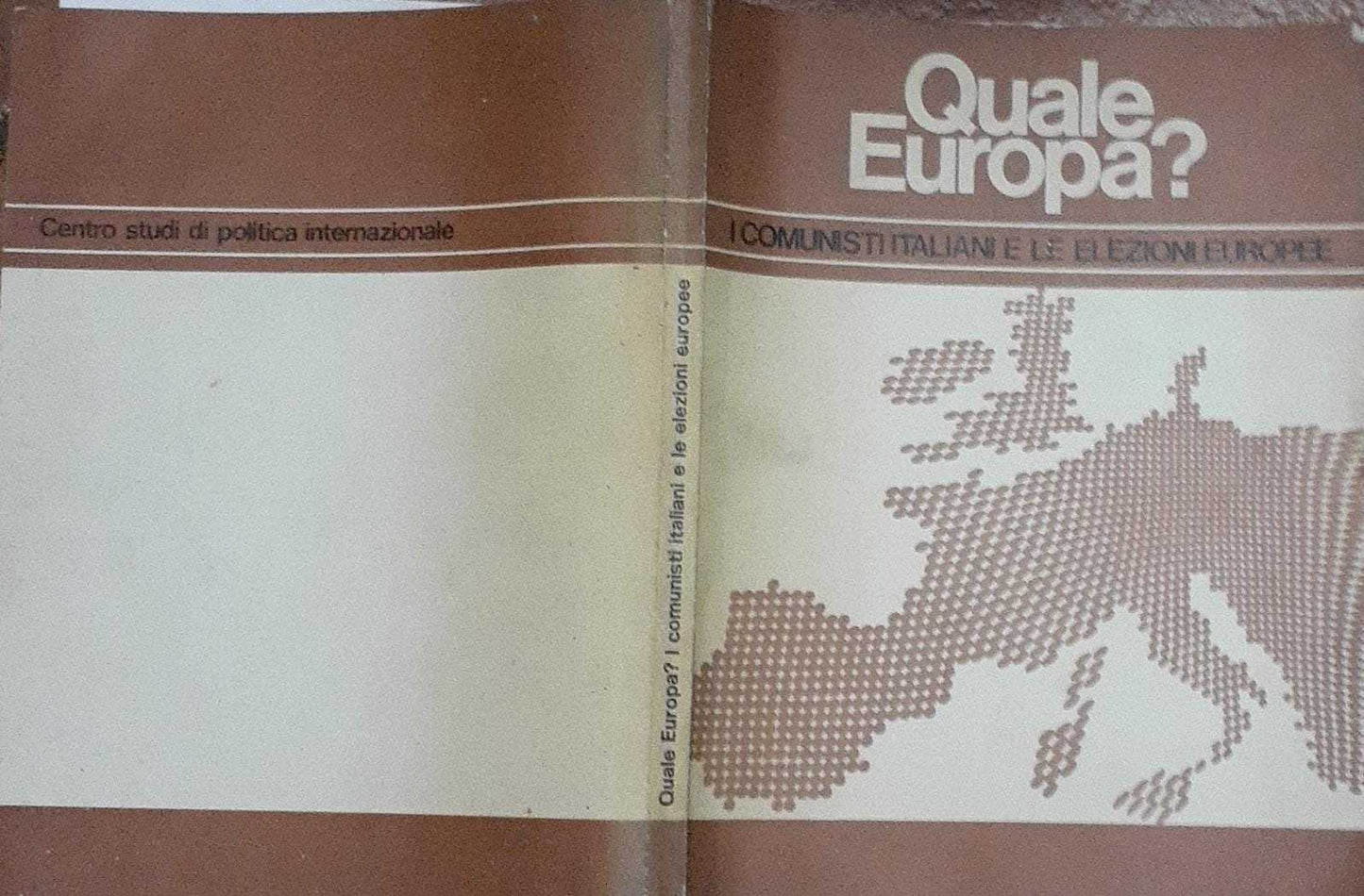 Quale Europa? I comunisti italiani e le elezioni europee - copertina