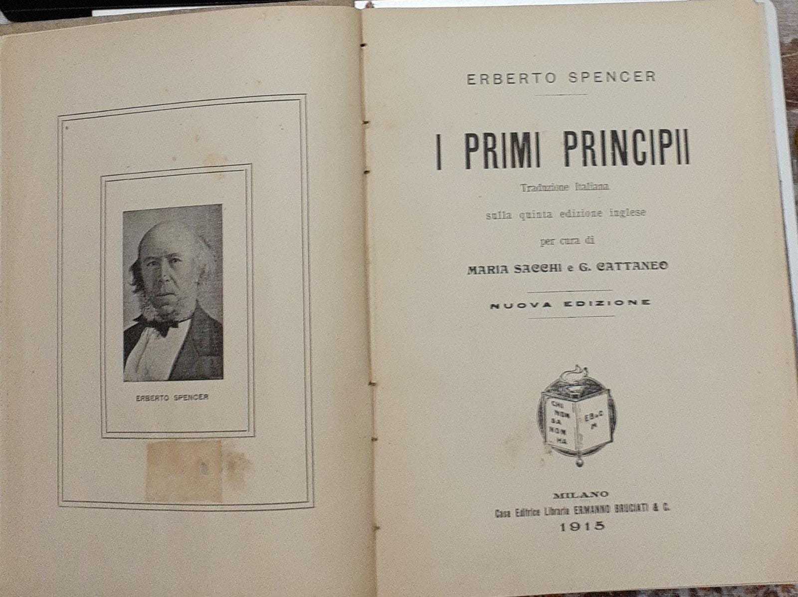 I primi principii - copertina