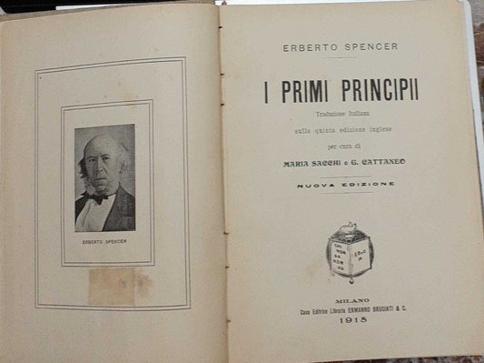 I primi principii - copertina