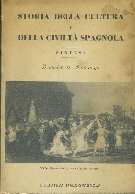 Storia della cultura e della civiltà spagnola - copertina
