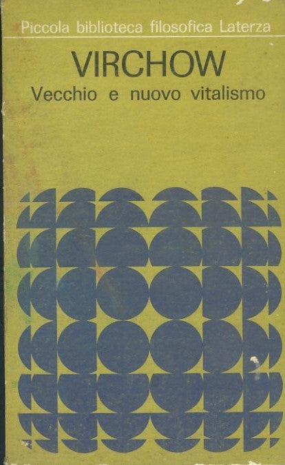 Vecchio e nuovo vitalismo - copertina