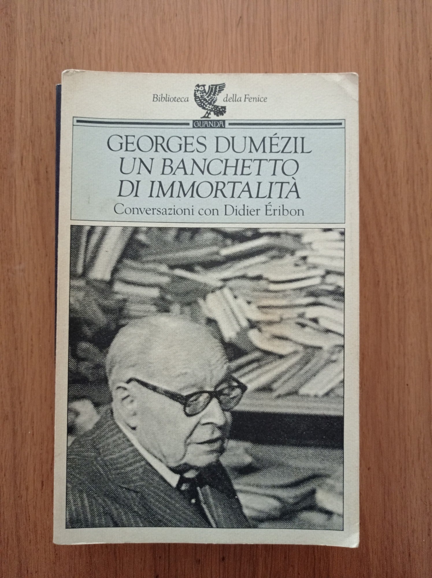 Un banchetto di immortalita : conversazioni con Didier Eribon - copertina