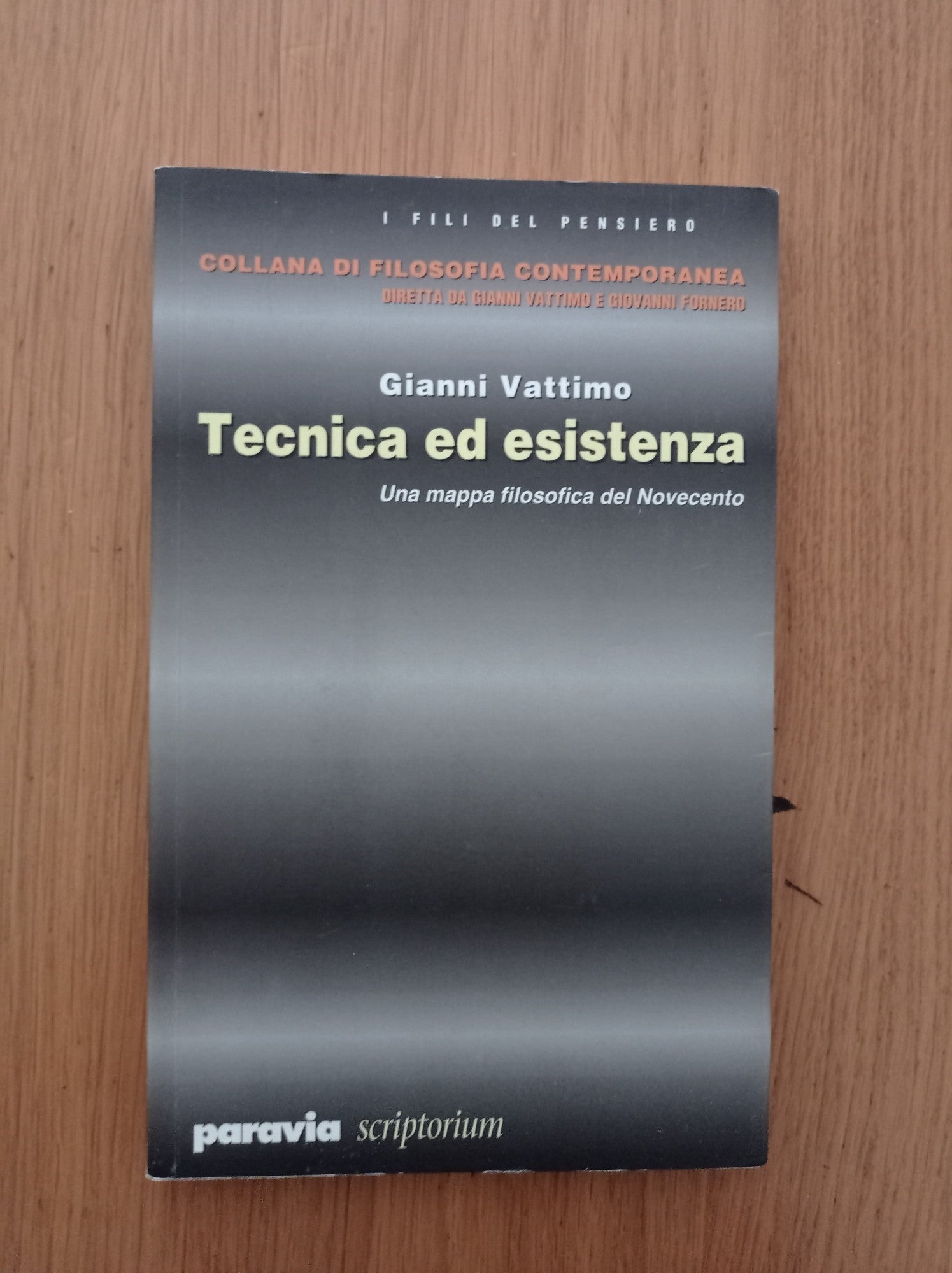 Tecnica ed esistenza. Una mappa filosofica del Novecento - copertina