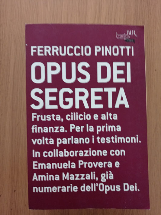 Opus dei segreta - copertina