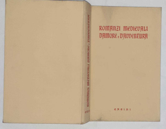 Romanzi medievali d'amore e d'avventura - copertina