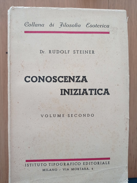Conoscenza iniziatica Vo. II - copertina