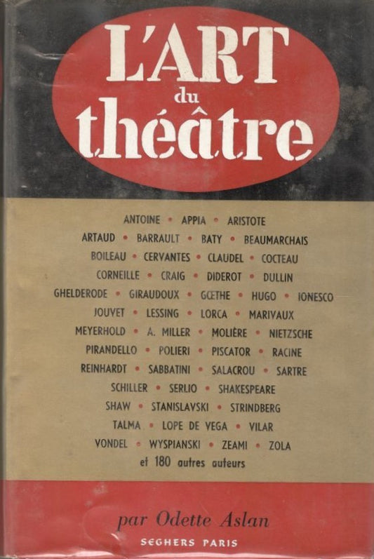 L' art du théatre - copertina