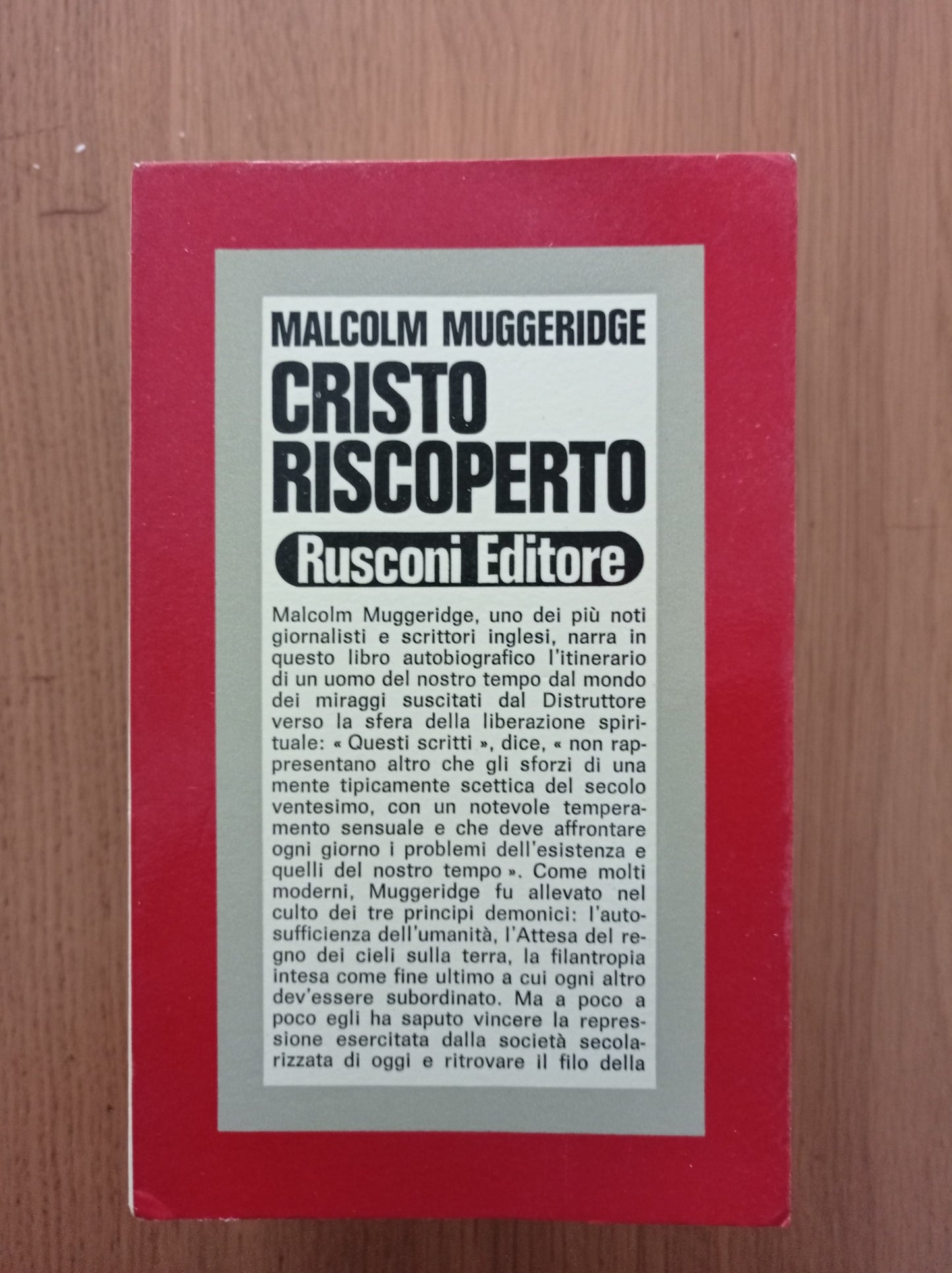 Cristo riscoperto - copertina