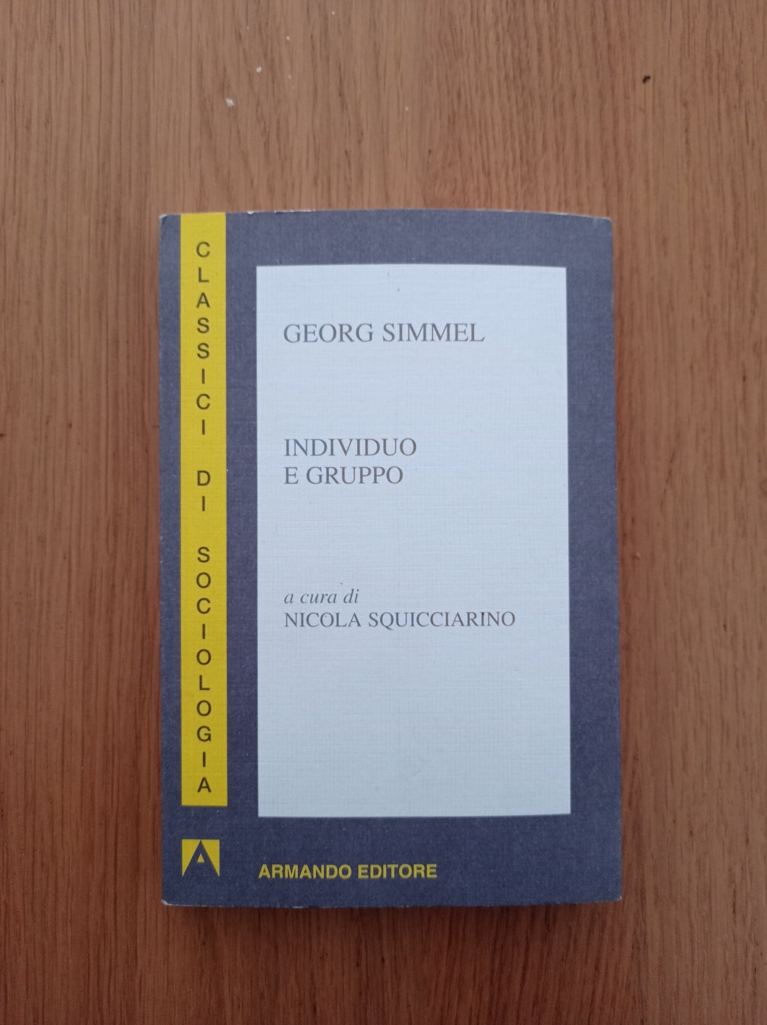 Individuo e gruppo - copertina