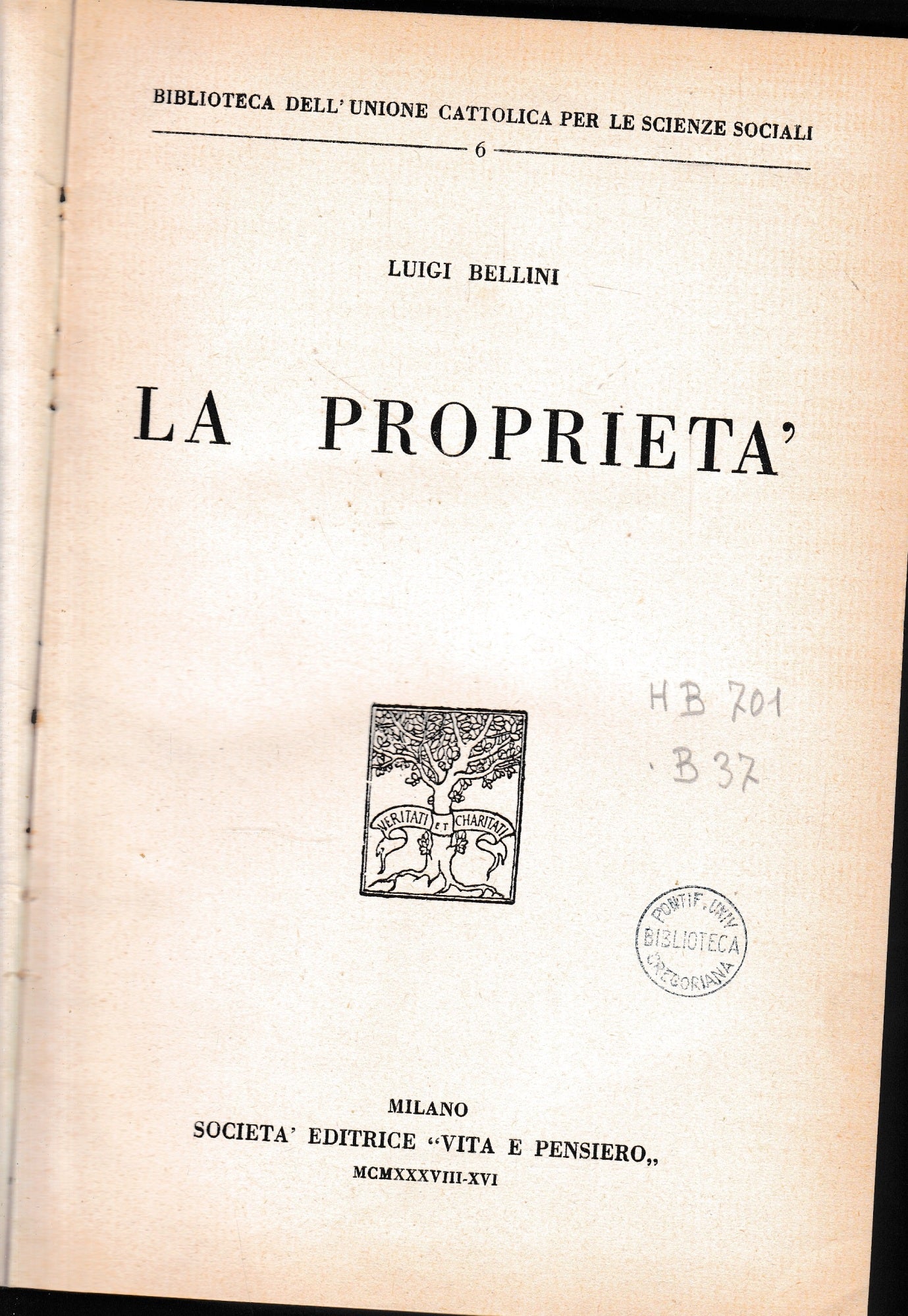 La Proprietà - copertina
