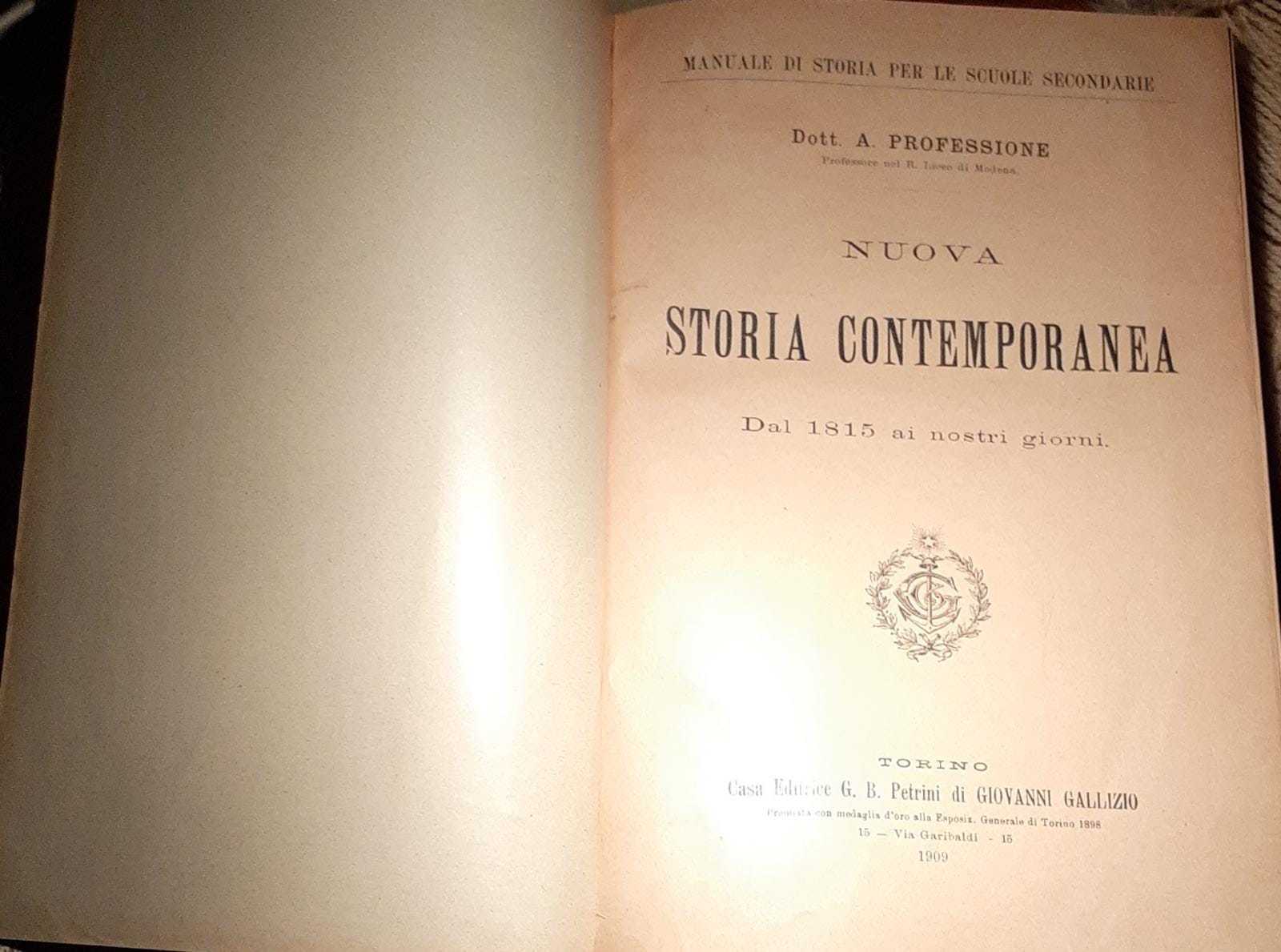 Nuova storia contemporanea. Dal 1815 ai nostri giorni - copertina