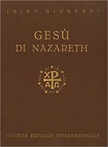 Gesù di Nazareth - copertina