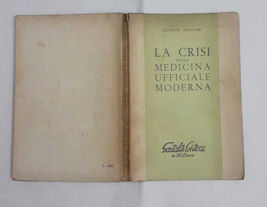 La crisi della medicina ufficiale moderna - copertina
