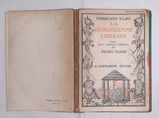 La Gerusalemme liberata. Canti scelti, collegati e annotati da Piero Nardi - copertina