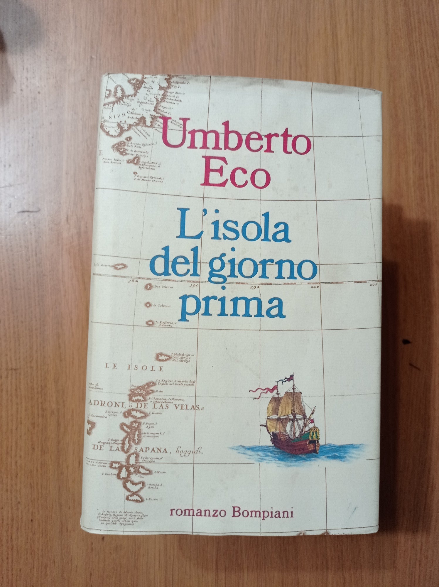 L' isola del giorno prima - copertina