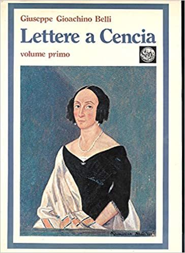 Lettere a Cencia (1vol.) - copertina