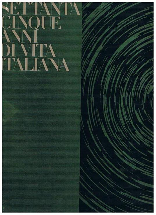 Settantacinque anni di vita italiana - copertina
