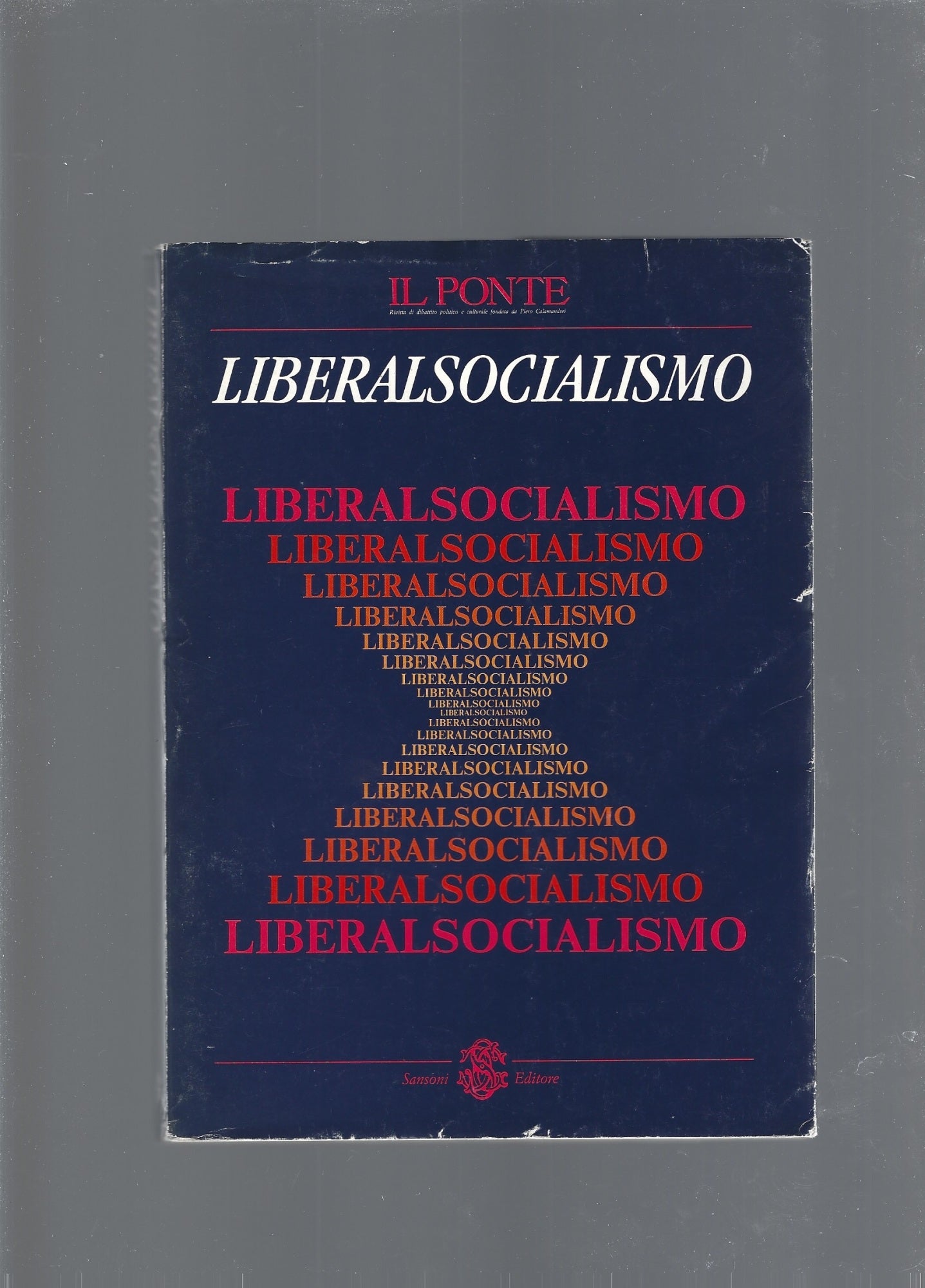 Il liberalsocialismo - copertina