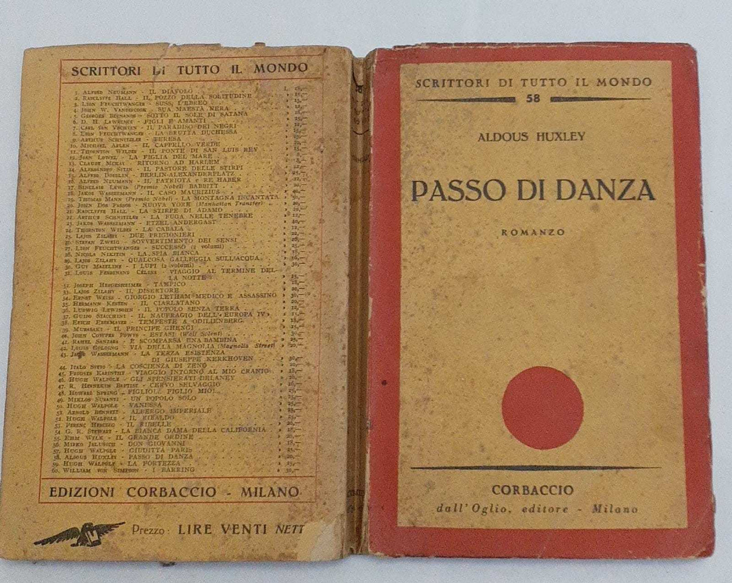 Passo di danza (Antic Hay) - copertina