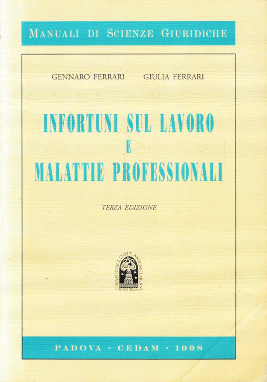 Infortuni sul lavoro e malattie professionali - copertina