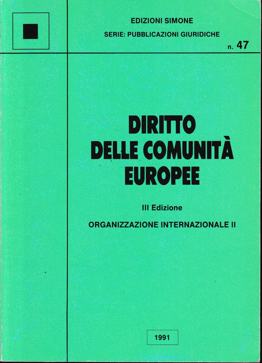 Diritto delle Comunità Europee - copertina