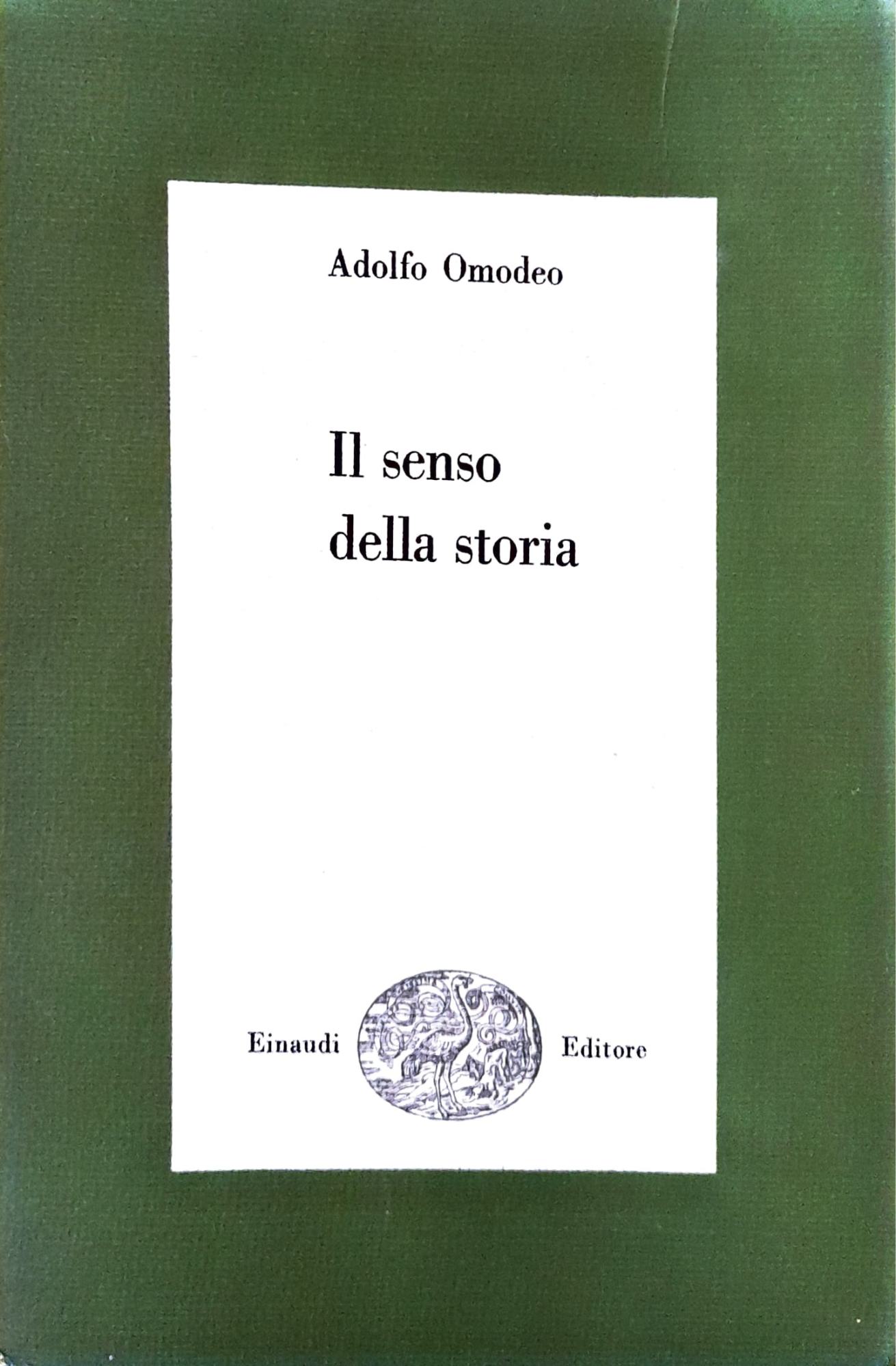 Il senso della storia - copertina