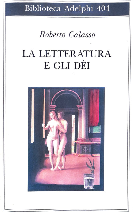 La letteratura e gli dei - copertina