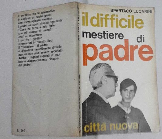 Il difficile mestiere di padre - copertina