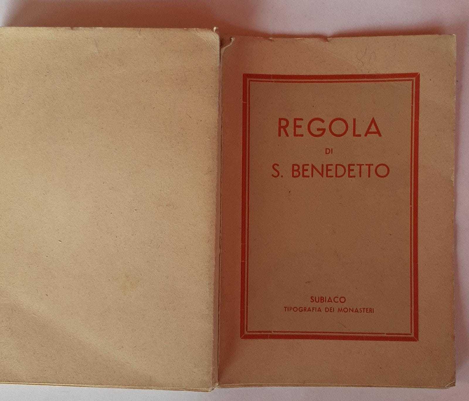 Regola di S. Benedetto Abate patriarca dei monaci - copertina