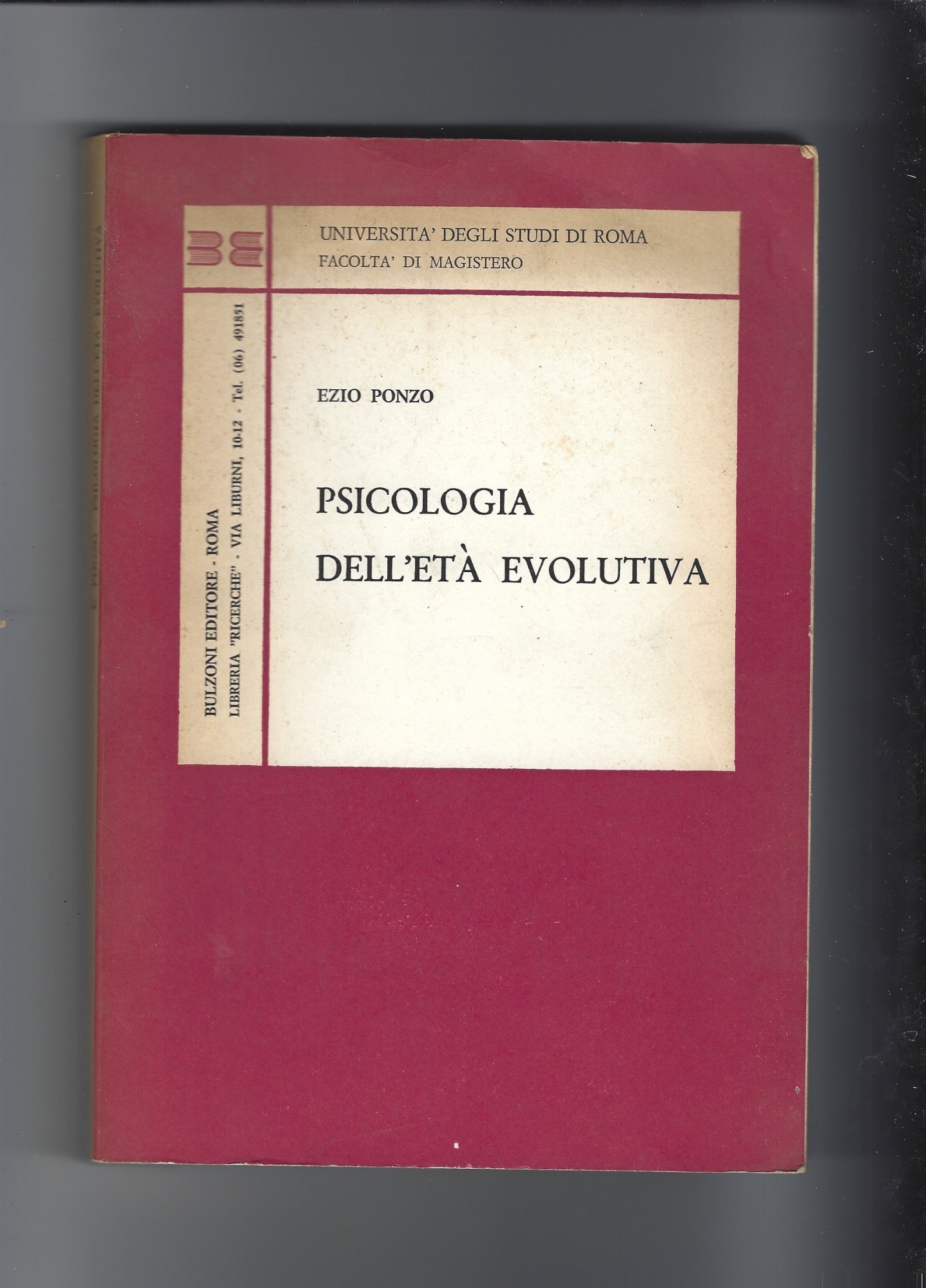Psicologia dell'età evolutiva - copertina