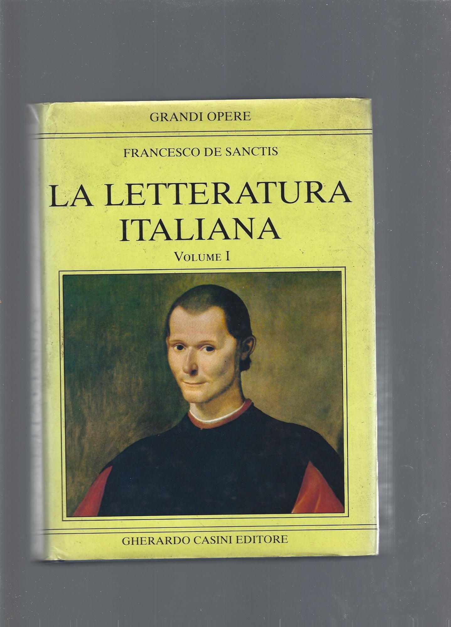 La letteratura italiana vol.  I, II - copertina