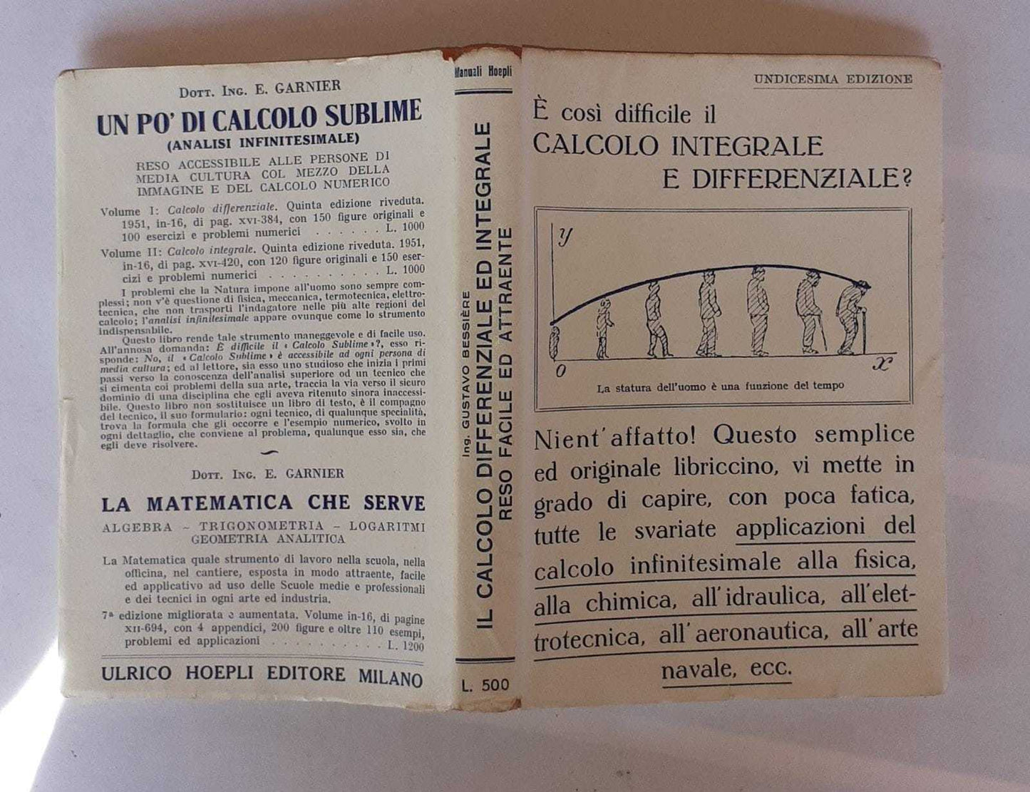 Il calcolo differenziale ed integrale reso facile ed attraente - copertina
