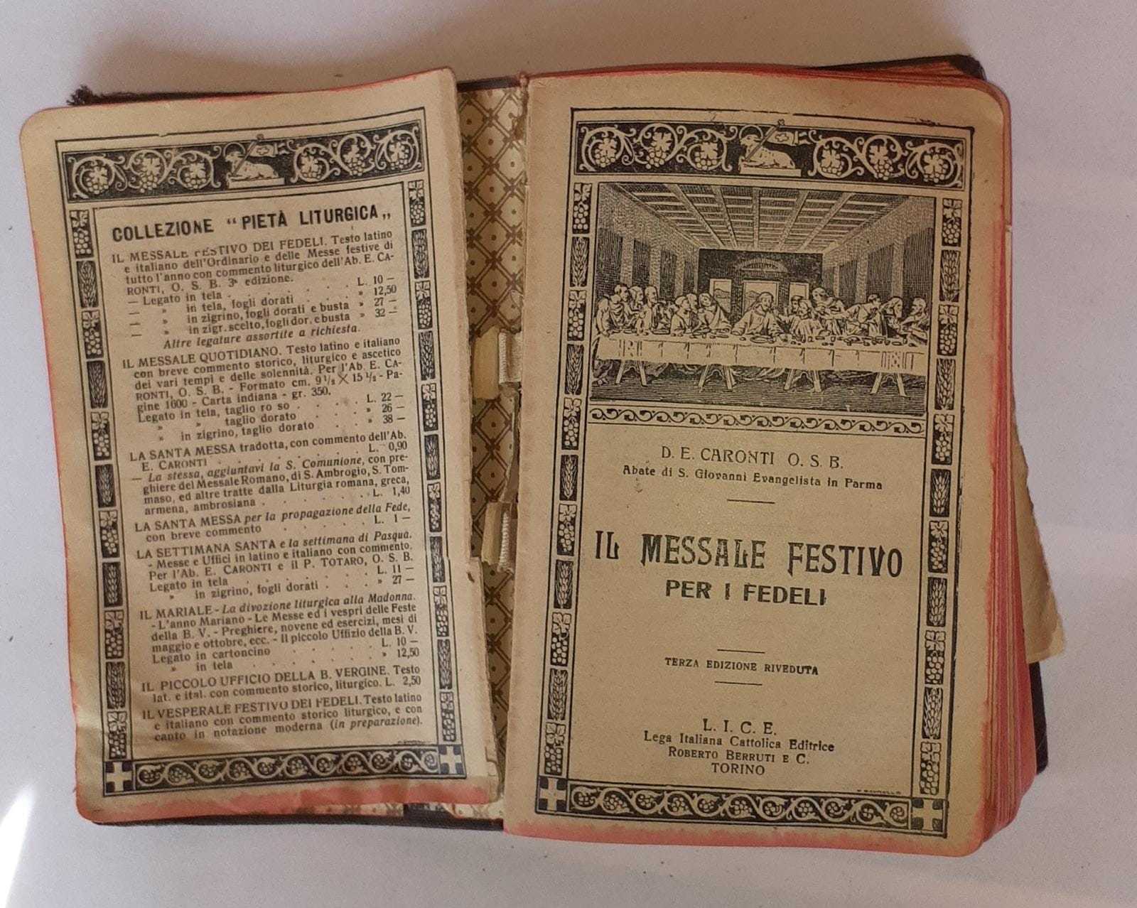 Il messale festivo per i fedeli - copertina
