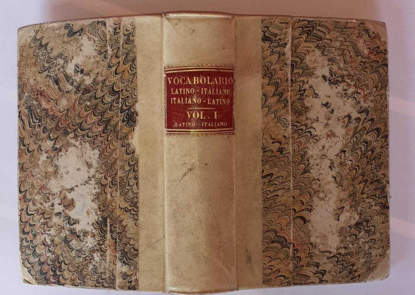 Vocabolario latino-italiano italiano-latino Volume 1 - copertina