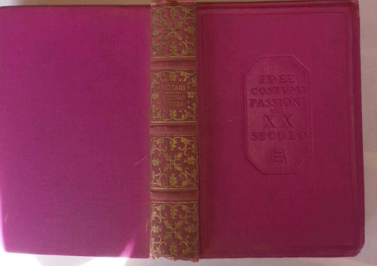 Opere di Umberto Notari. Il coltello in bocca. Saggio di economia a romanzo. - copertina