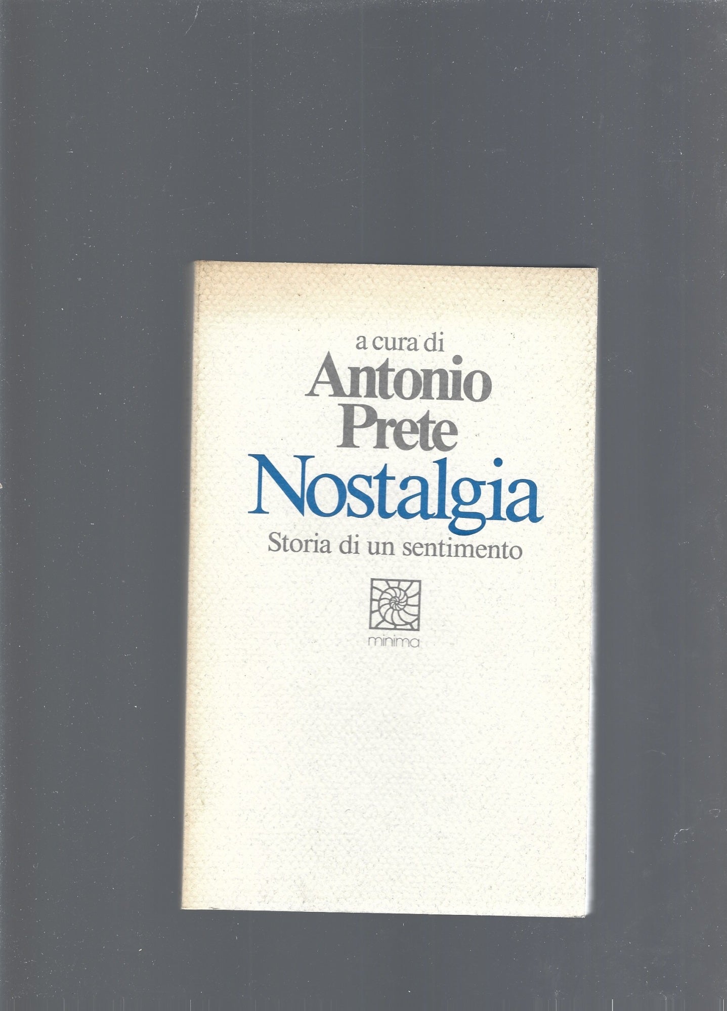 Nostalgia. Storia di un sentimento - copertina