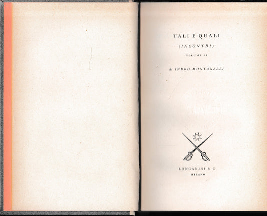 Tali e quali (incontri) Vol. II° - copertina
