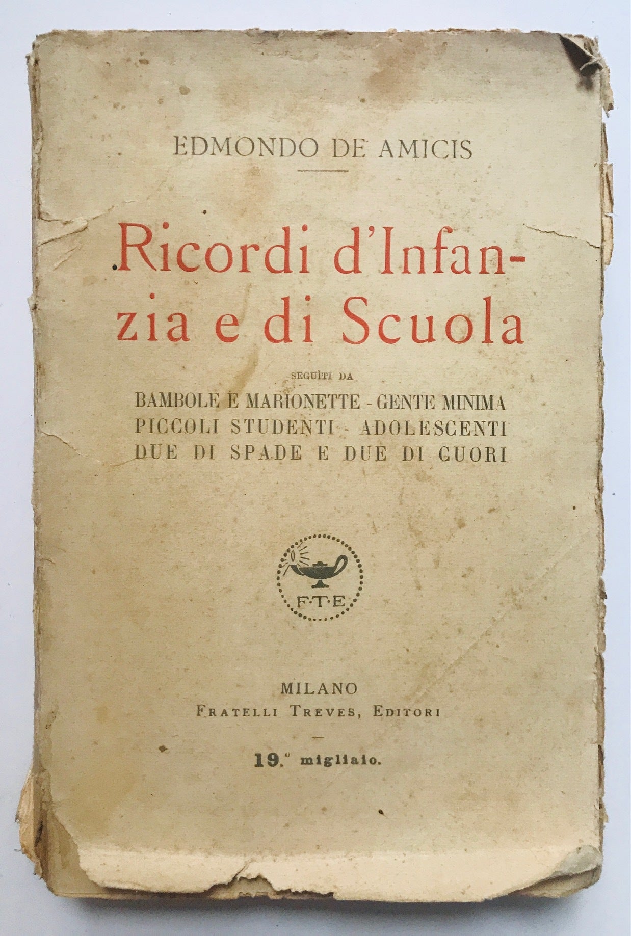 Ricordi d'infanzia e di scuola e altri racconti - copertina